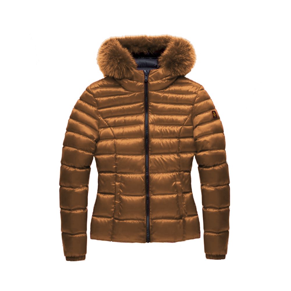 Refrigiwear brun polyamidjakke til dame