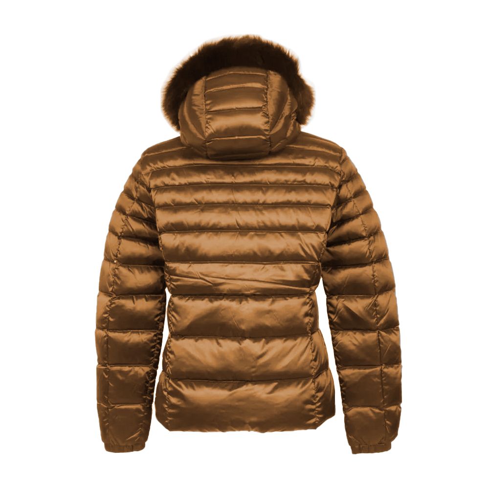 Refrigiwear brun polyamidjakke til dame
