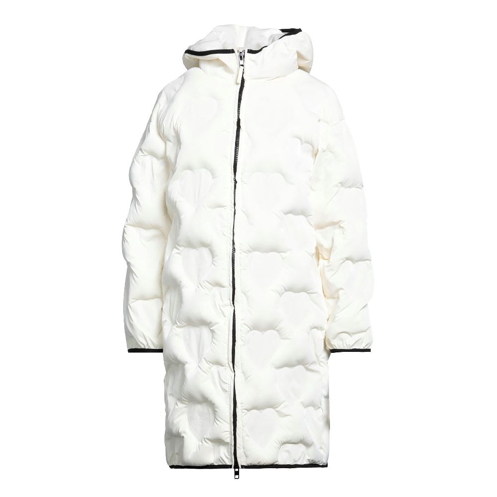Love Moschino Chic Quiltet Hjertelang Dunjakke
