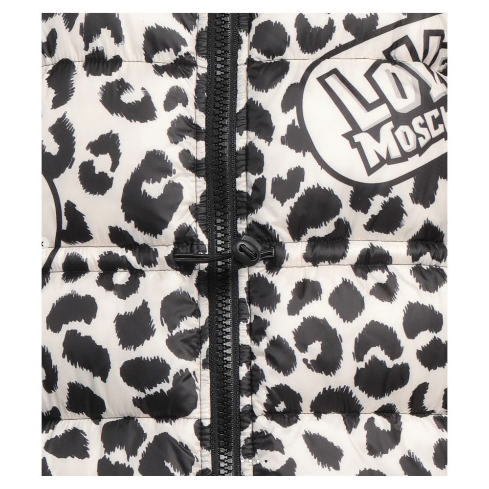 Love Moschino Chic Leopardprint Dunjakke