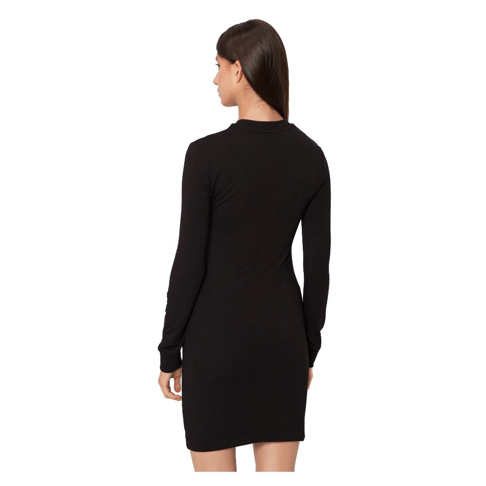 Love Moschino Chic Kjole med Logo i Bomuldsblanding