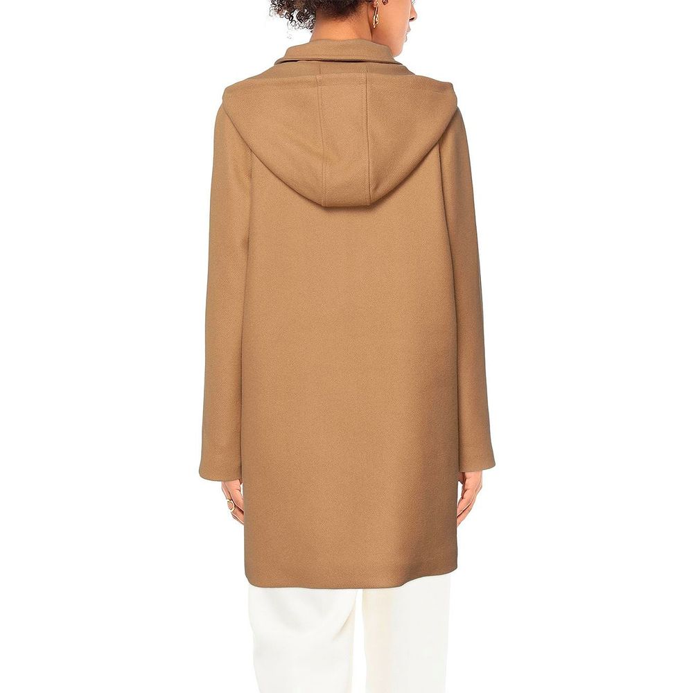 Love Moschino Brun Uldfrakke Til Kvinder