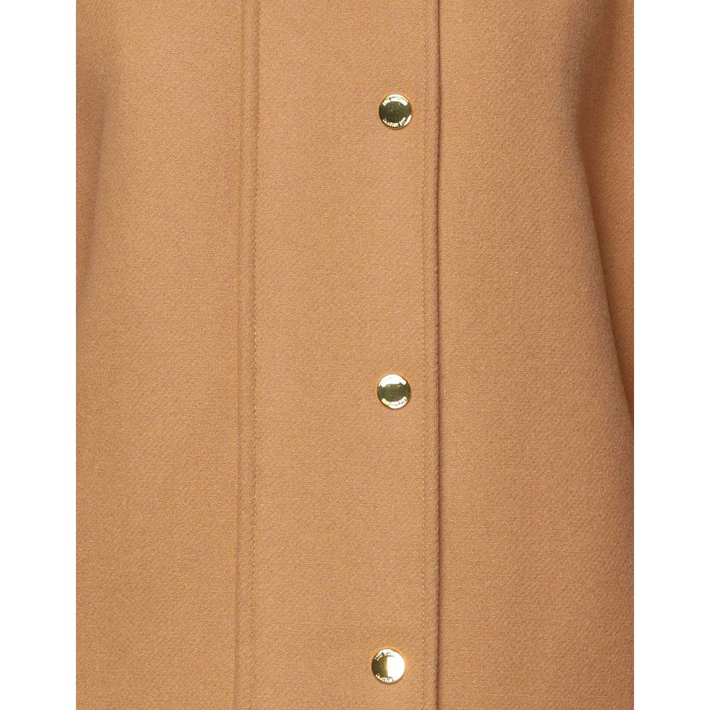 Love Moschino Brun Uldfrakke Til Kvinder