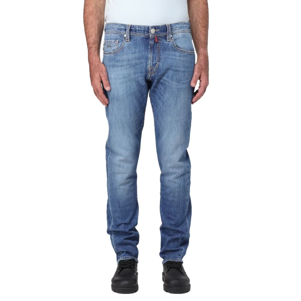 Tramarossa Blå Bomuld Herrejeans