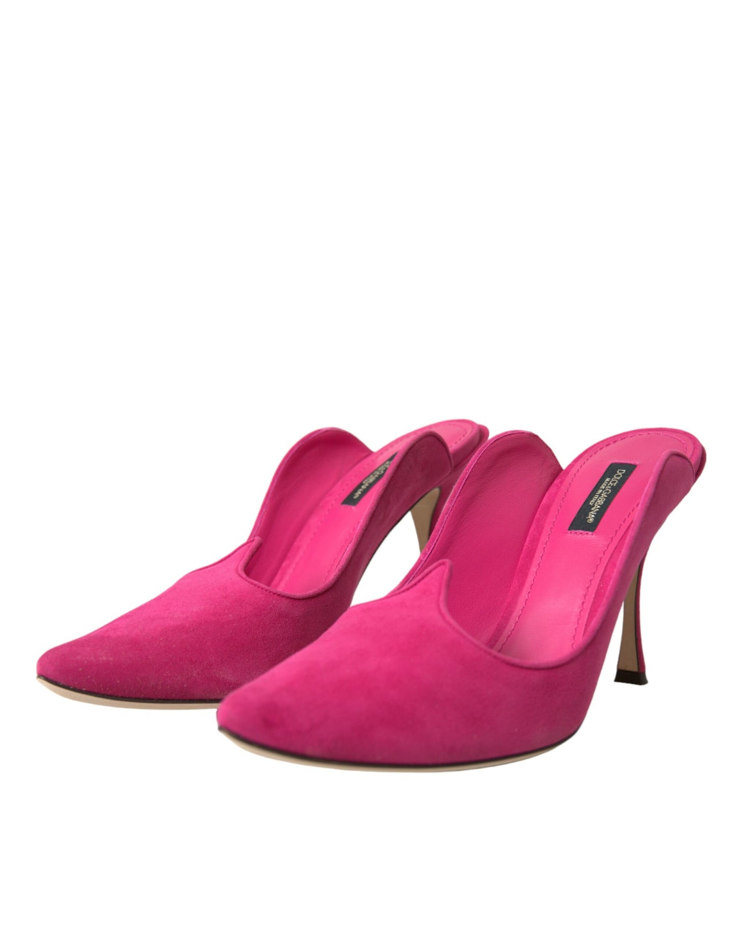 Dolce & Gabbana Fuchsia Ruskindslæder Sandaler Sko
