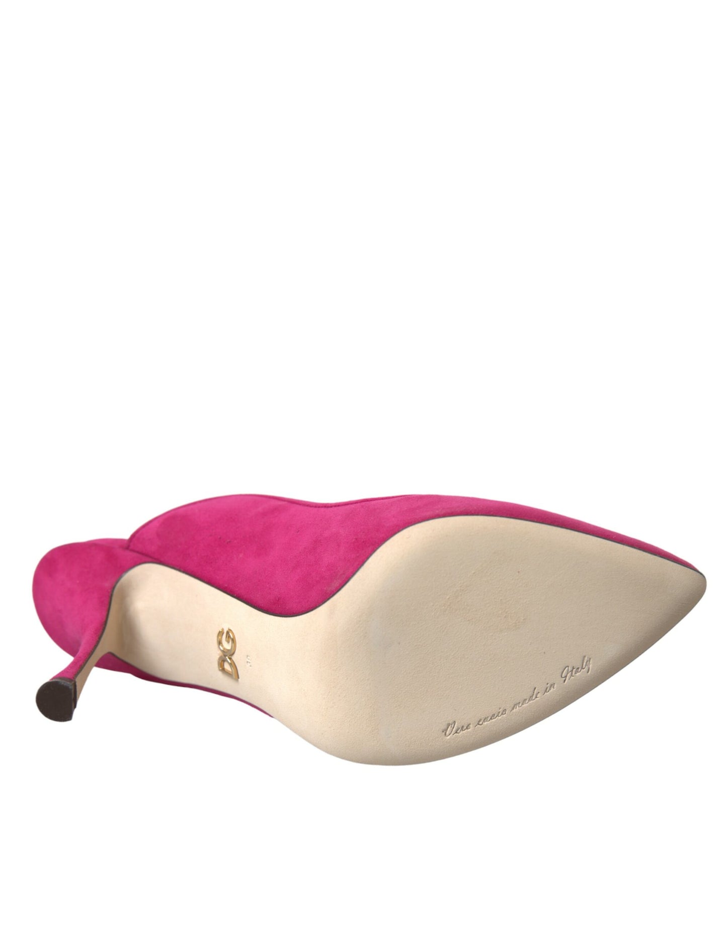 Dolce & Gabbana Fuchsia Ruskindslæder Sandaler Sko