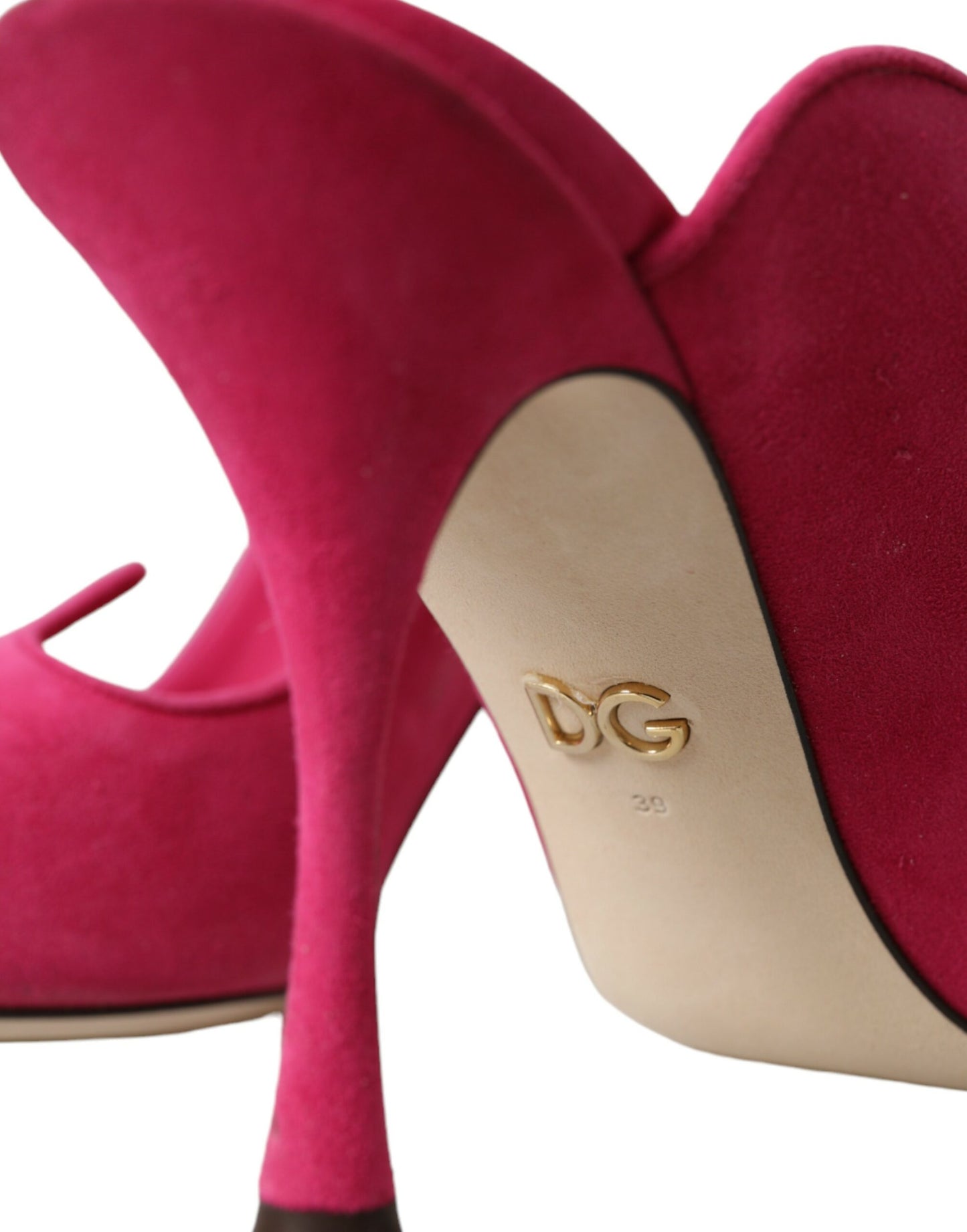 Dolce & Gabbana Fuchsia Ruskindslæder Sandaler Sko