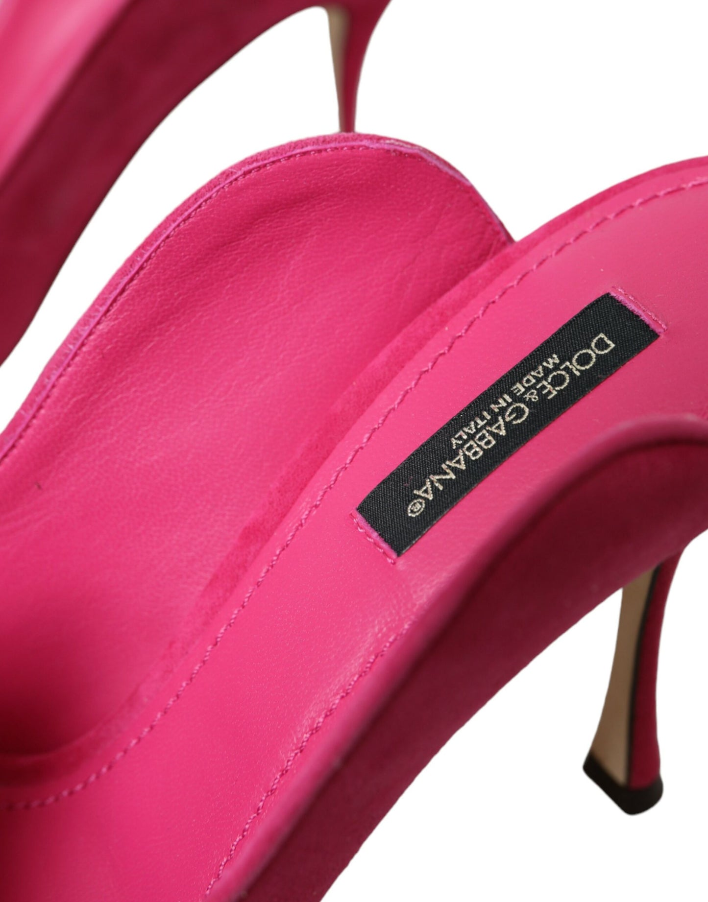 Dolce & Gabbana Fuchsia Ruskindslæder Sandaler Sko