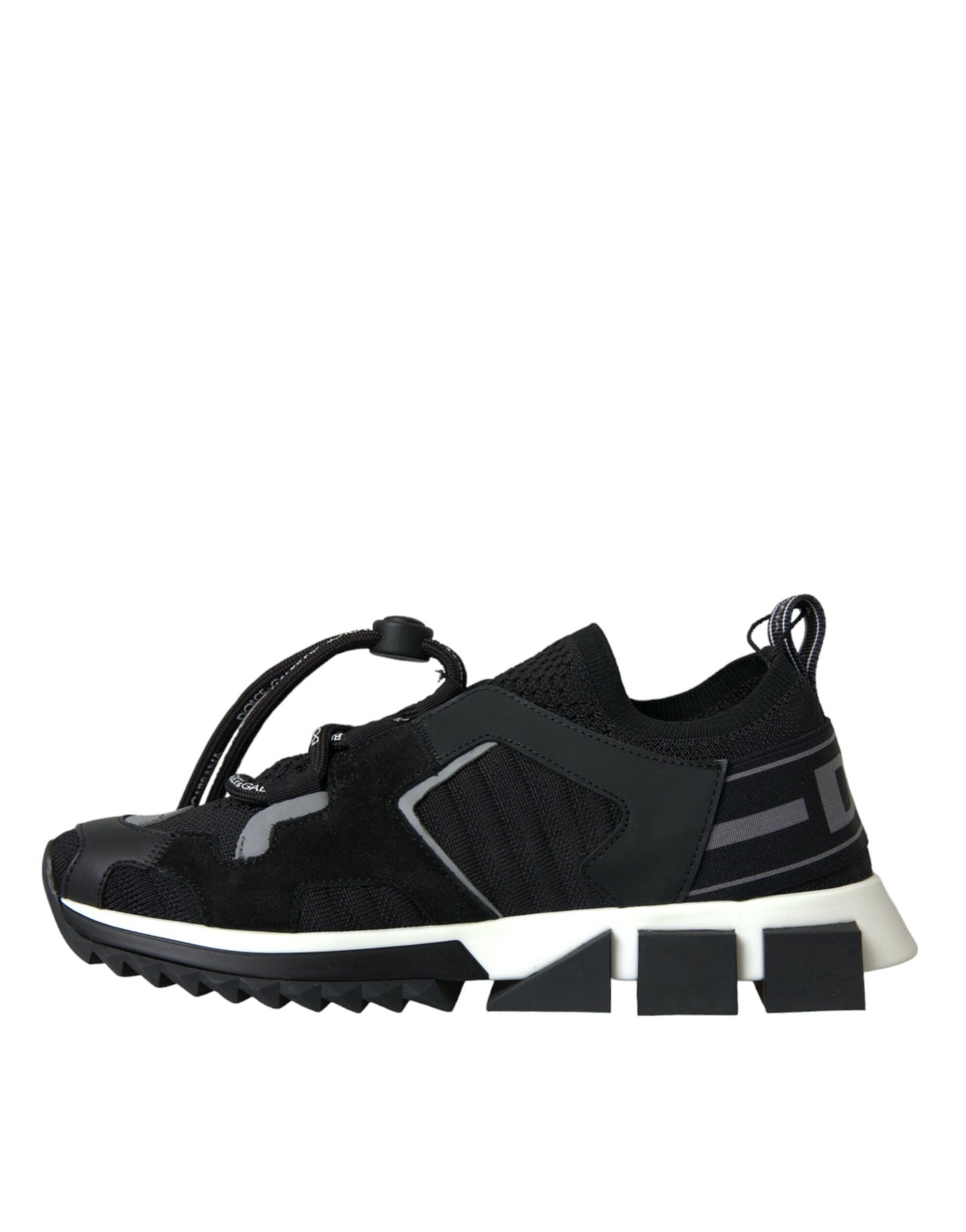 Dolce & Gabbana Sorte Mesh Sorrento Trekking Sneakers Sko