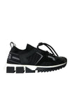 Dolce & Gabbana Sorte Mesh Sorrento Trekking Sneakers Sko