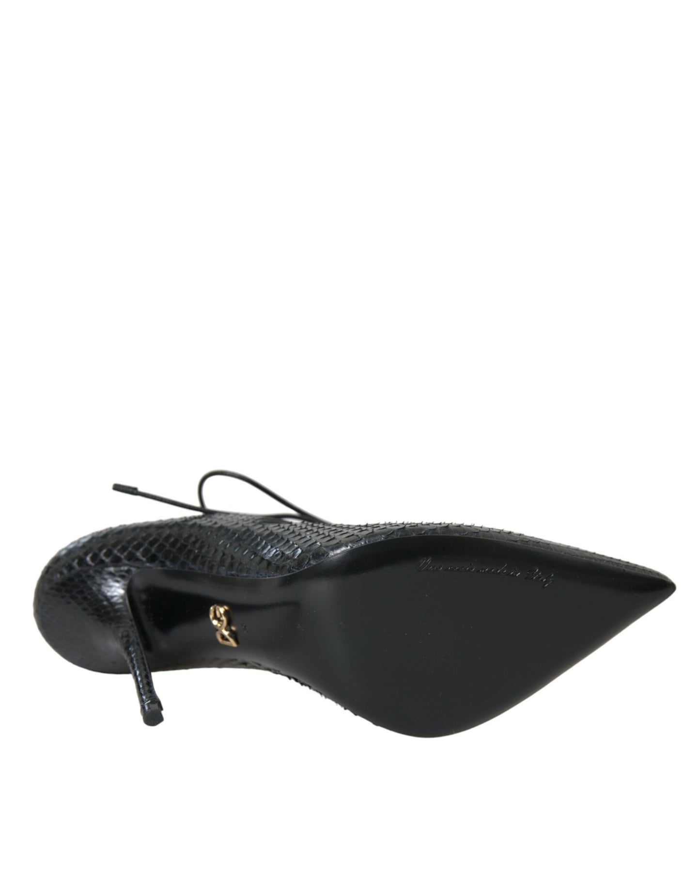 Dolce & Gabbana Sorte Python Læder Mary Jane Pumps Sko