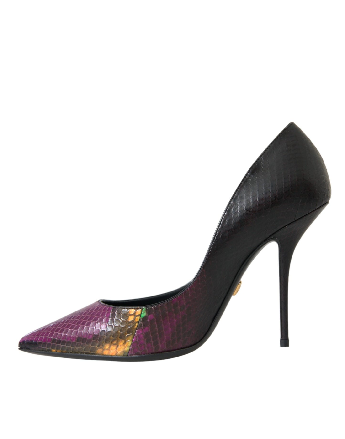 Dolce & Gabbana Flerfarvede Eksotisk Læder Hæle Pumps Sko
