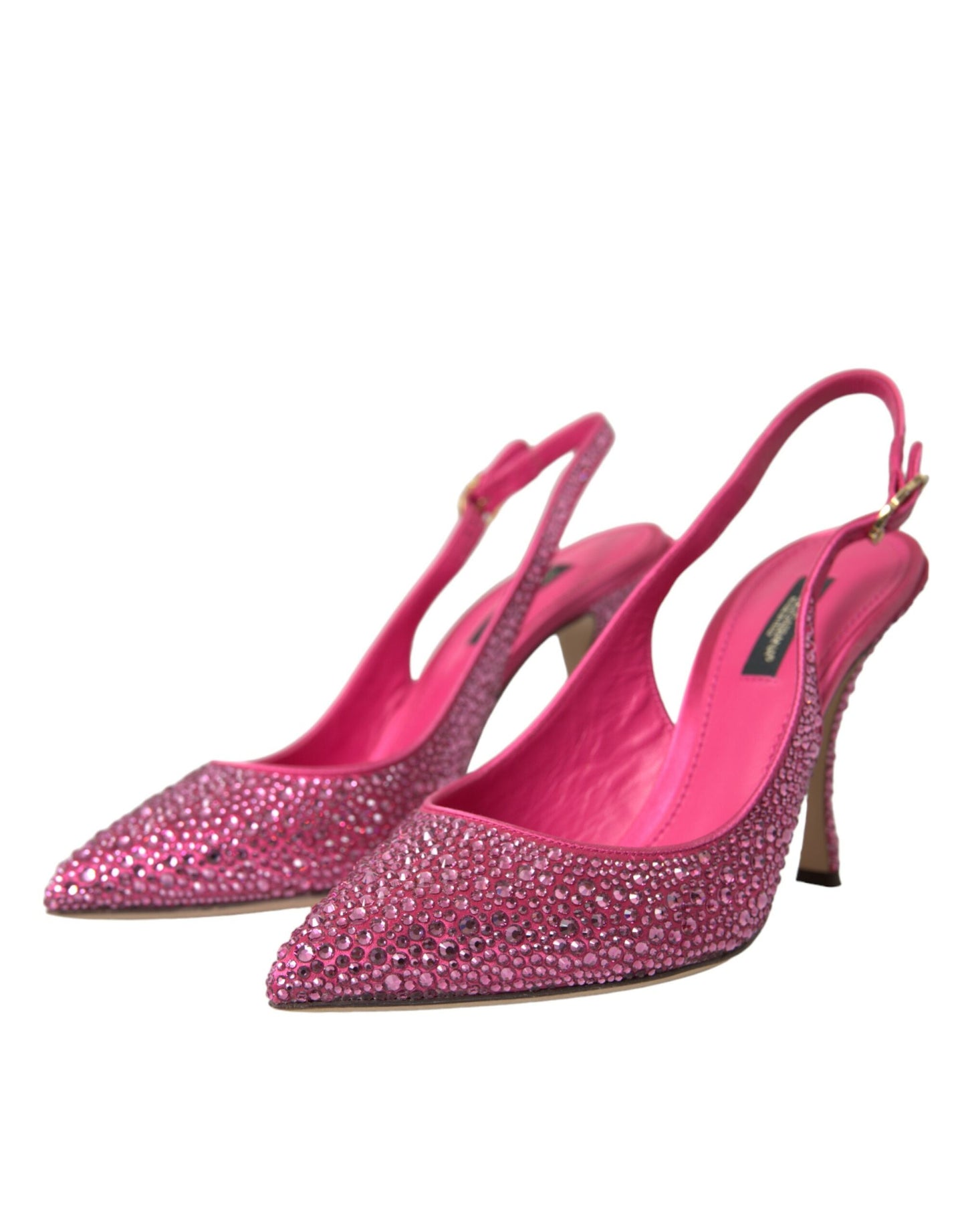 Dolce & Gabbana Pink Slingbacks Krystal Pumps Sko