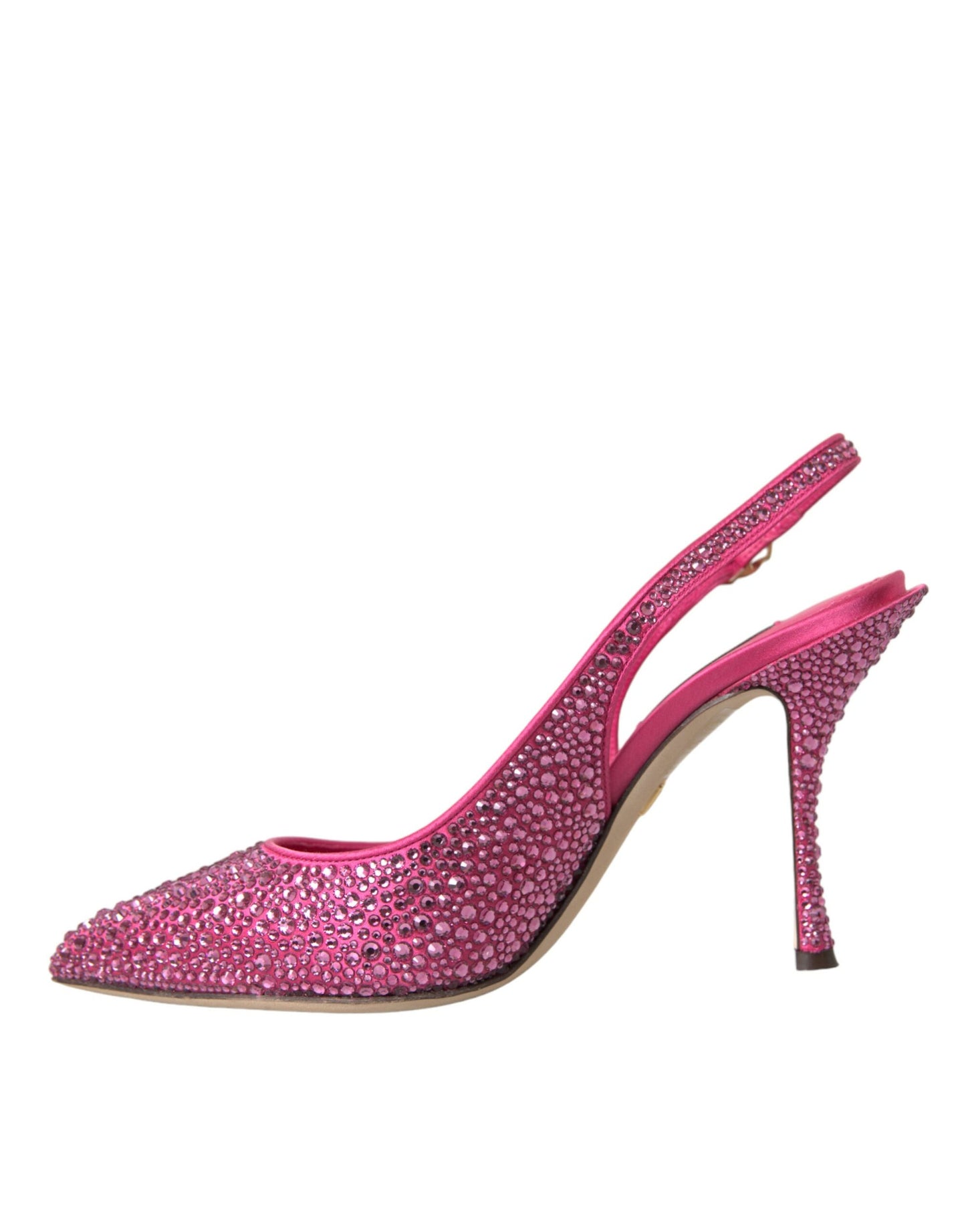 Dolce & Gabbana Pink Slingbacks Krystal Pumps Sko