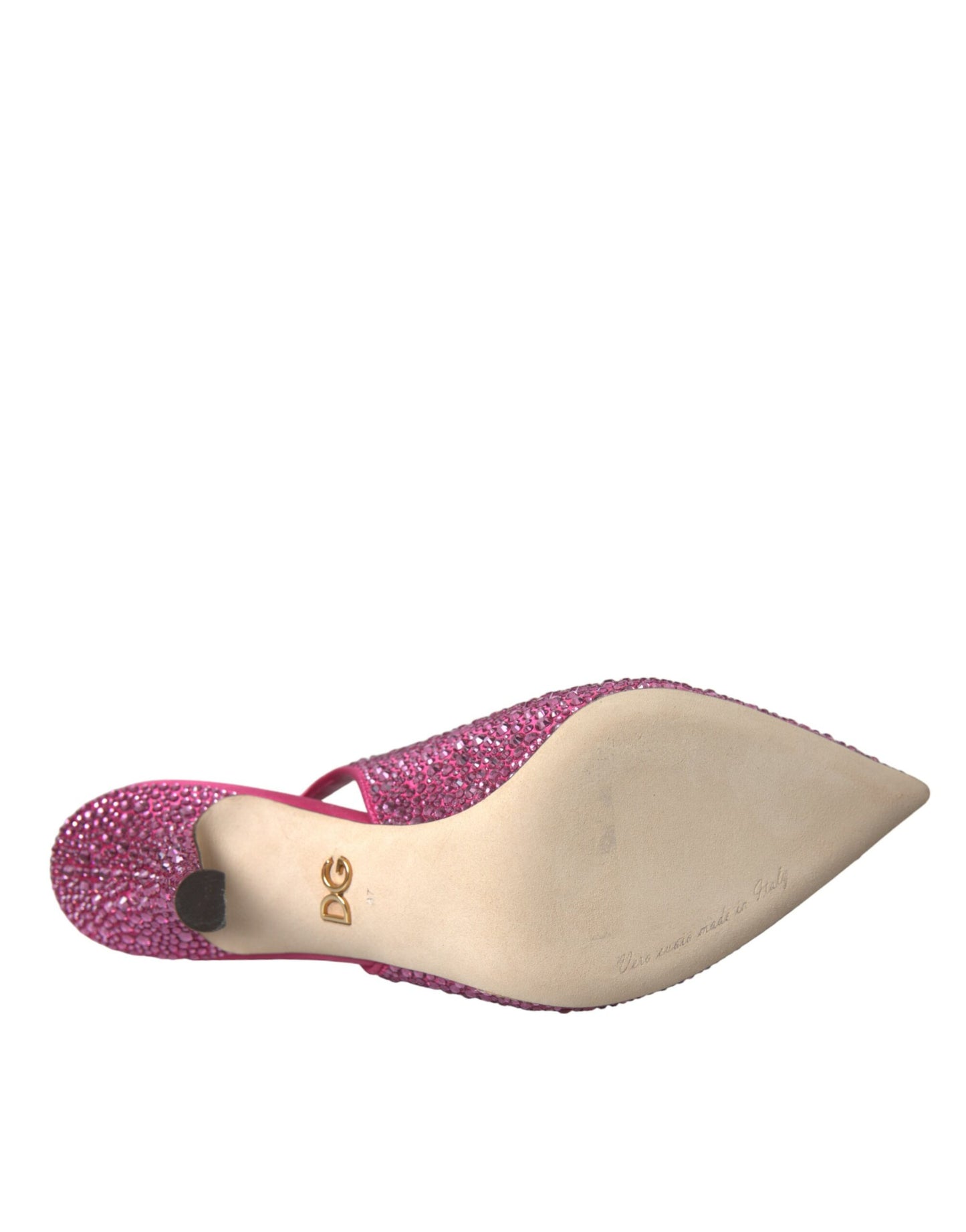 Dolce & Gabbana Pink Slingbacks Krystal Pumps Sko
