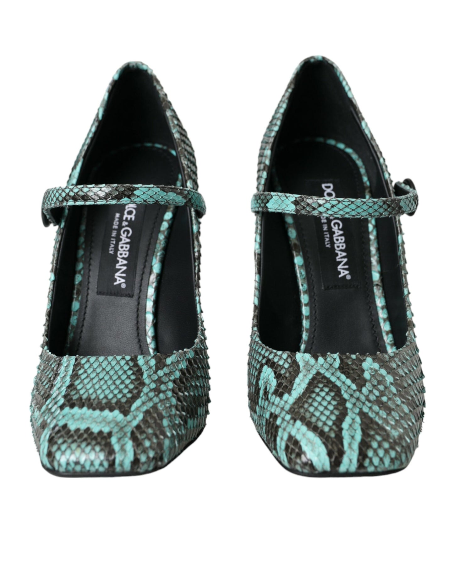 Dolce & Gabbana Aqua Python Læder Mary Jane Pumps Sko