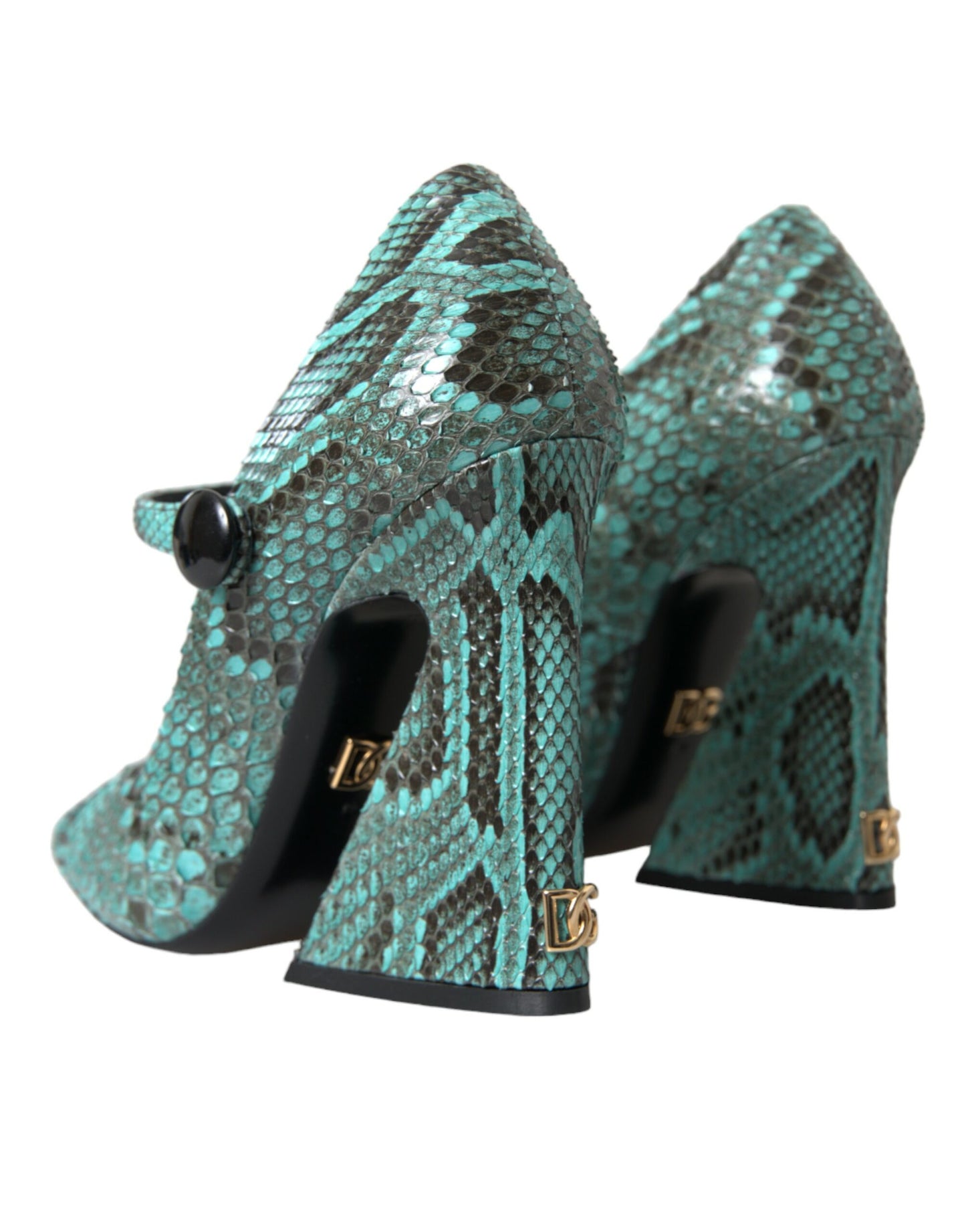 Dolce & Gabbana Aqua Python Læder Mary Jane Pumps Sko