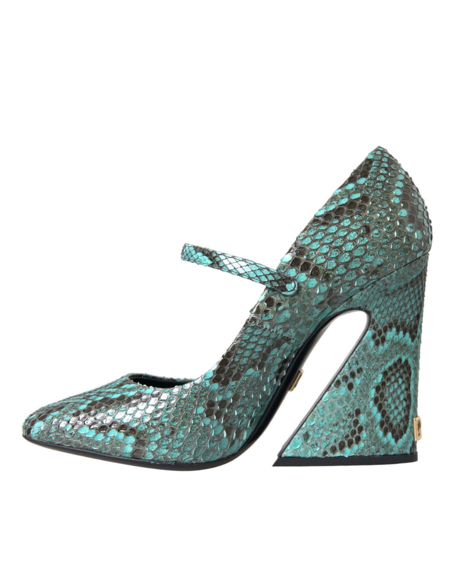 Dolce & Gabbana Aqua Python Læder Mary Jane Pumps Sko