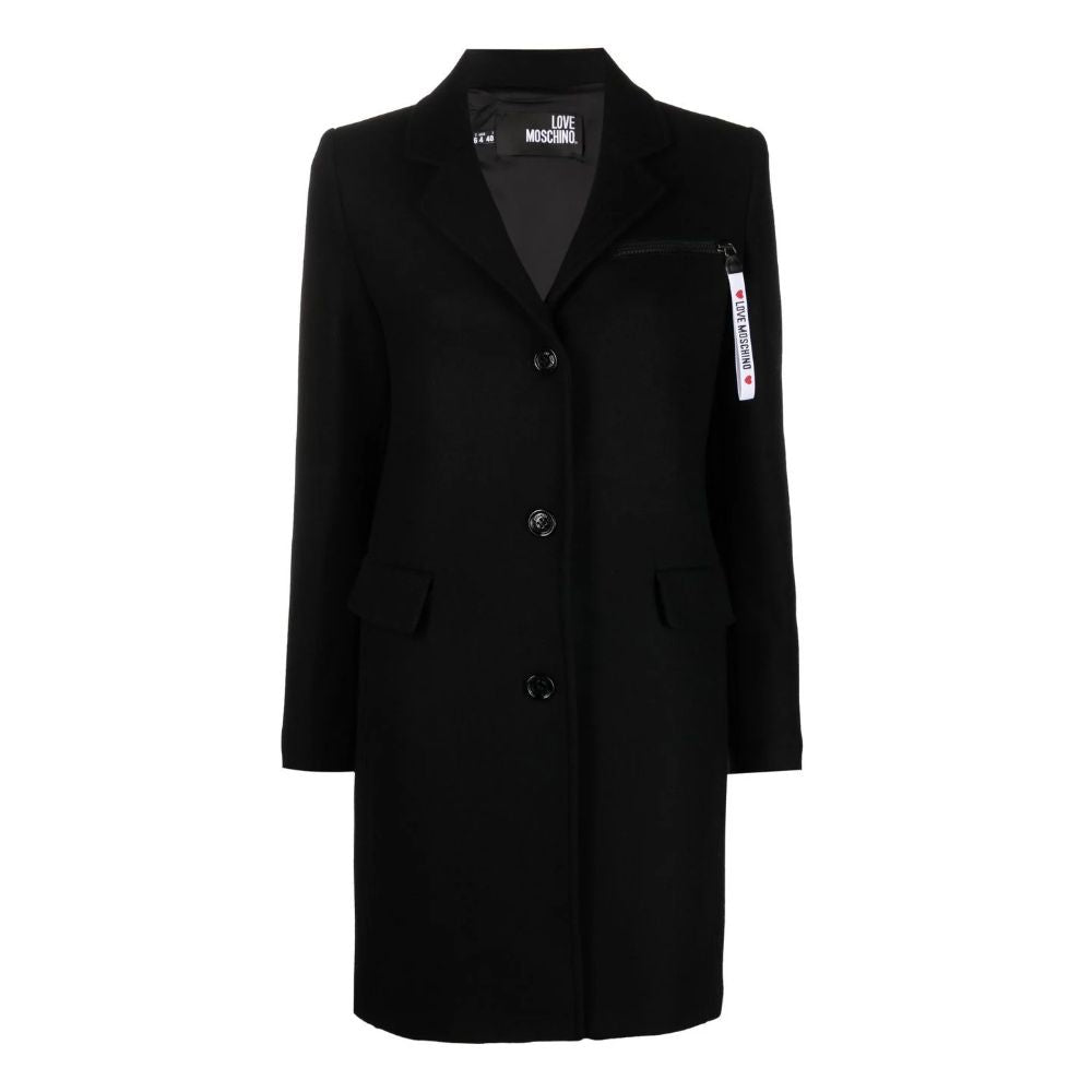 Love Moschino sorte uldjakker og -frakker