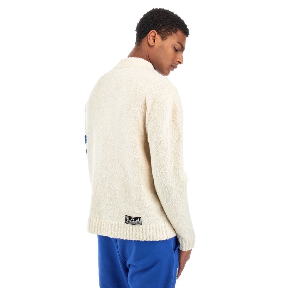 La Martina Hvid Polyamid Sweater