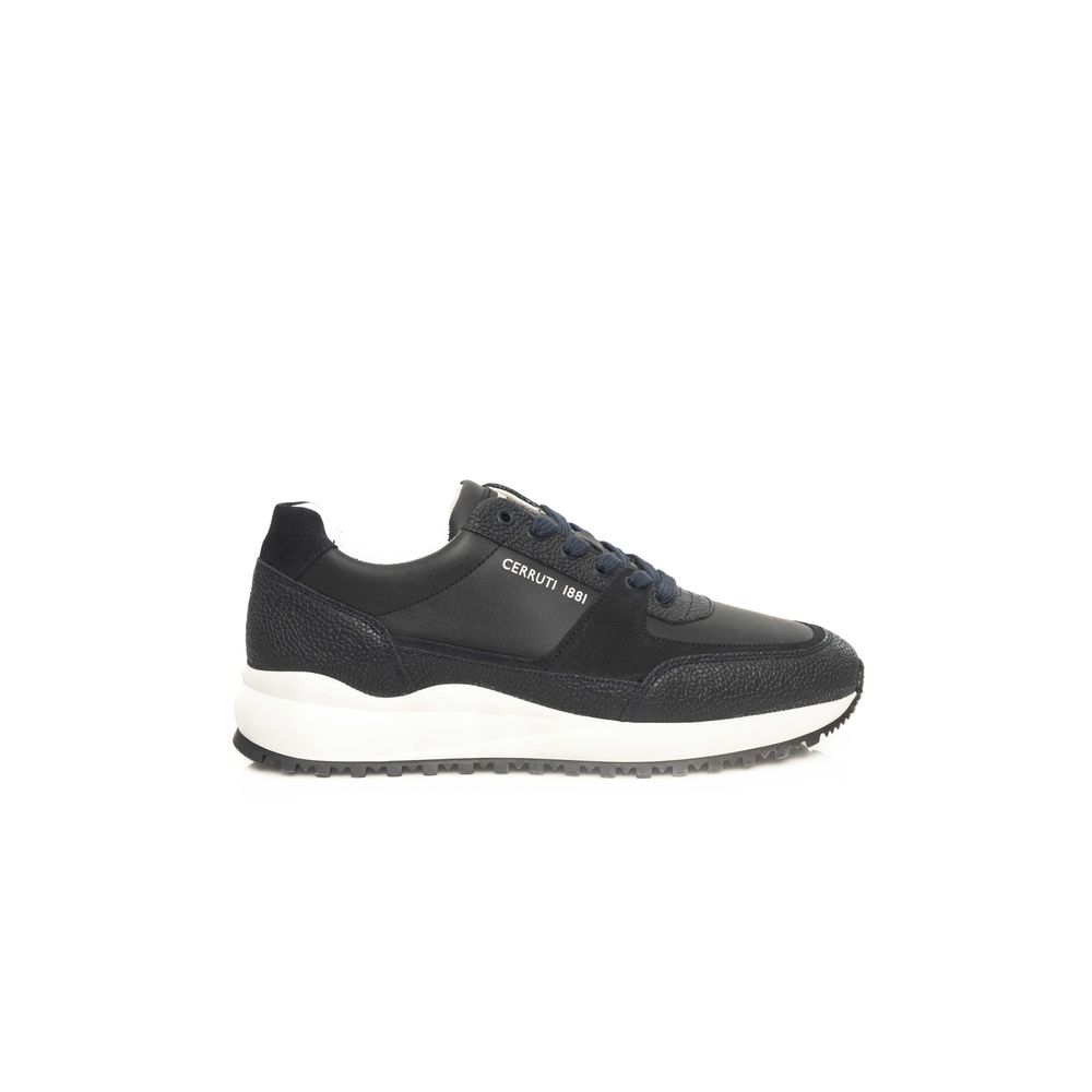 Cerruti 1881 blå kohud sneaker til mænd