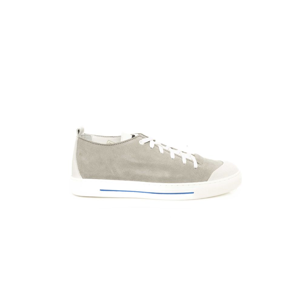 Cerruti 1881 Grå Læder Sneaker til mænd