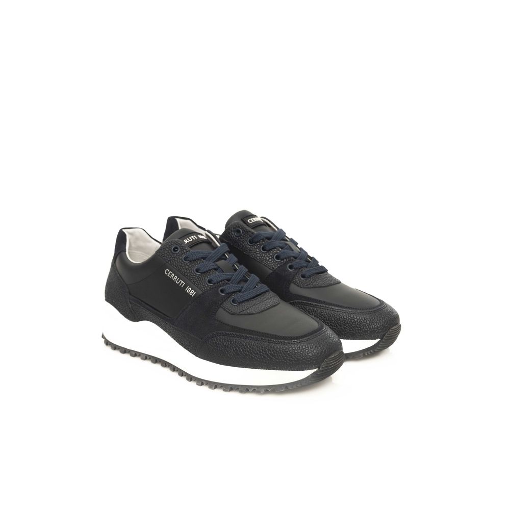 Cerruti 1881 blå kohud sneaker til mænd