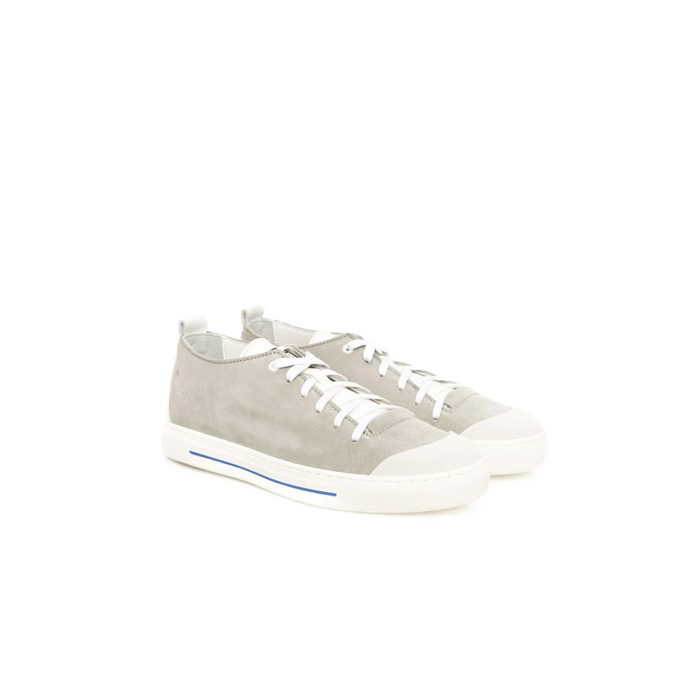 Cerruti 1881 Grå Læder Sneaker til mænd