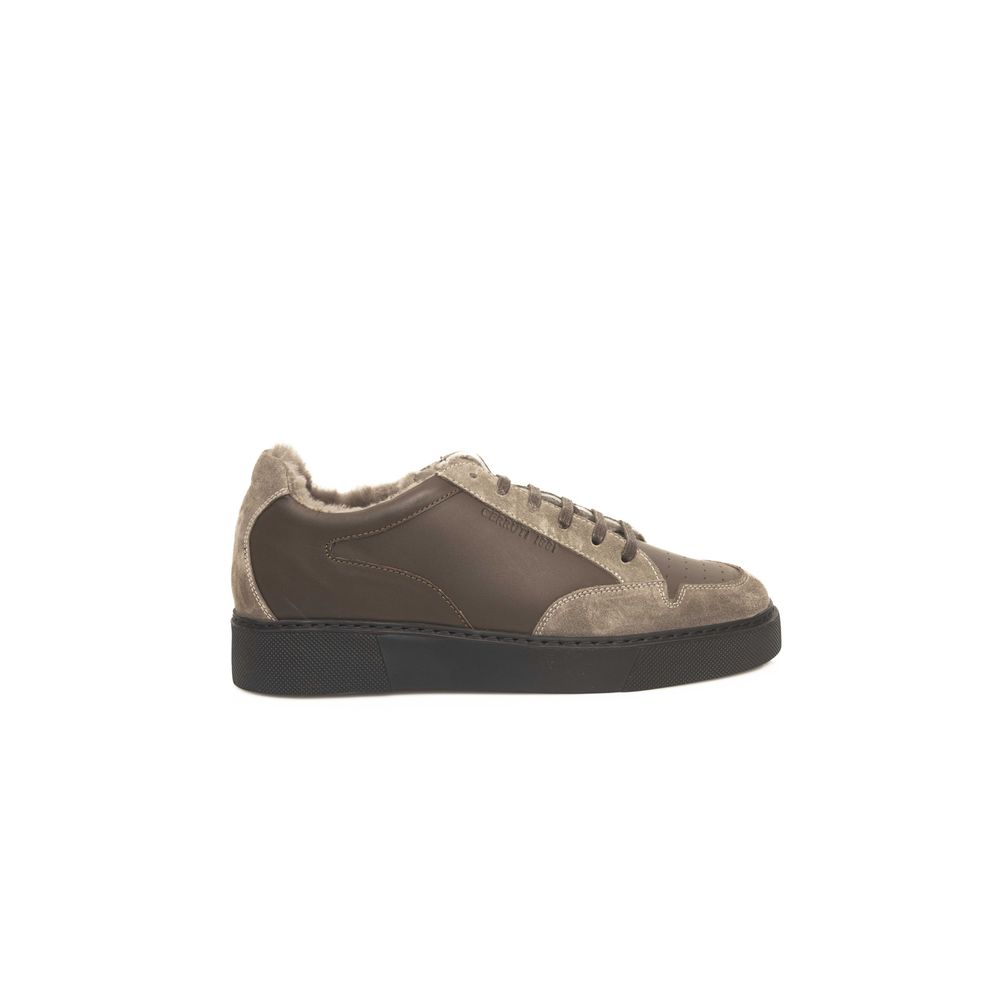 Cerruti 1881 Beige Koskind Sneaker til mænd