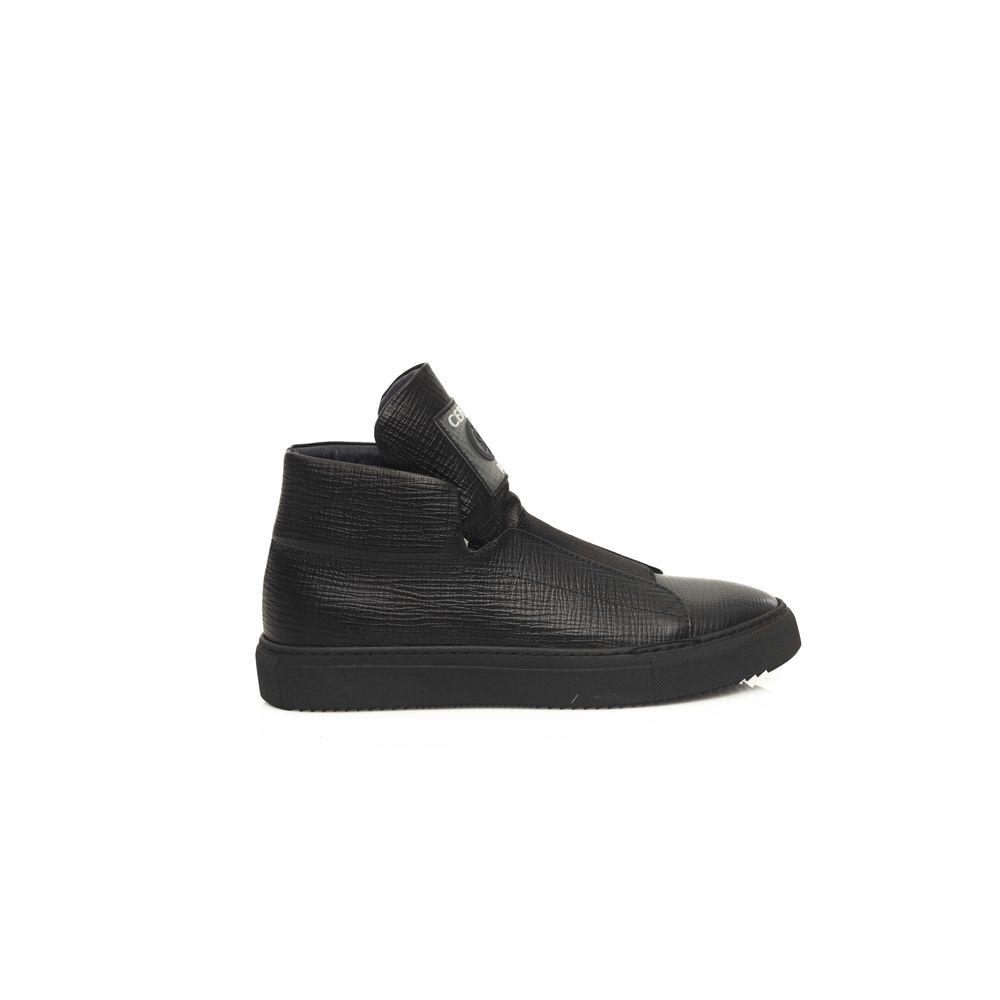 Cerruti 1881 Sort Kalveskinds Herre Sneaker