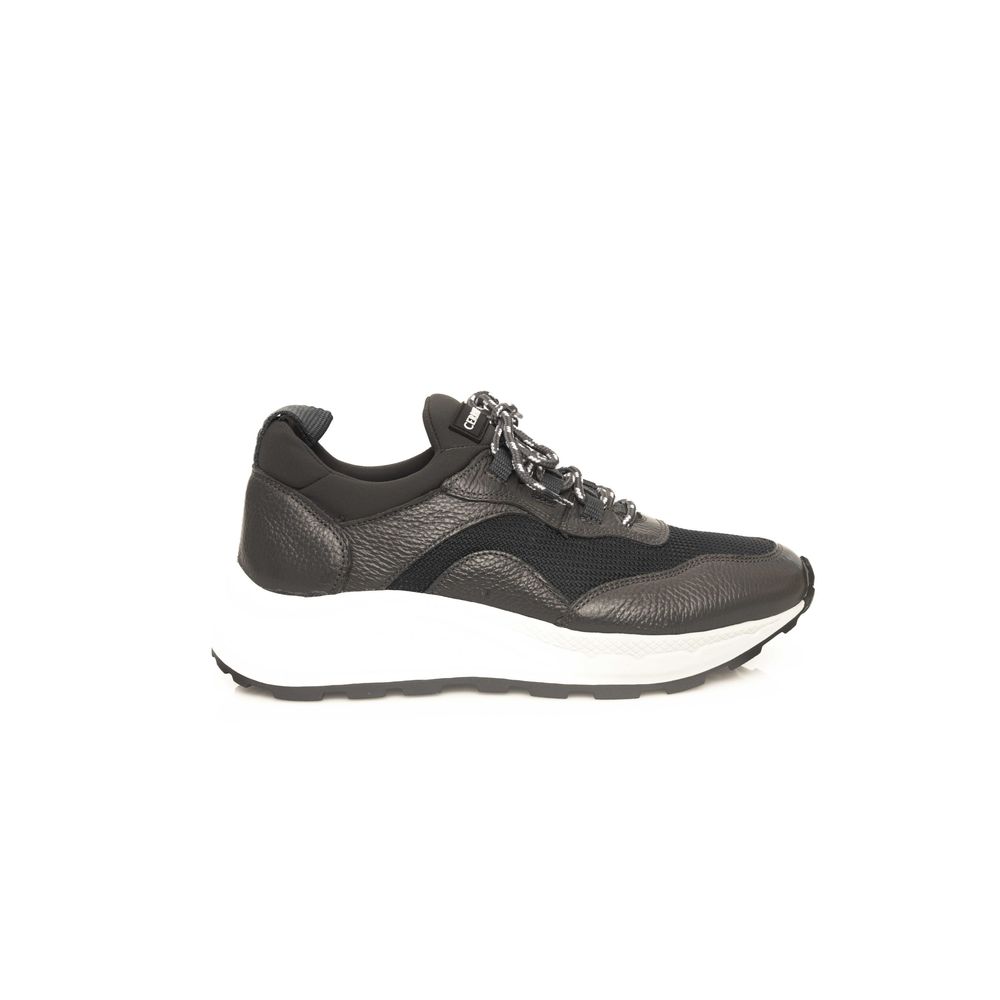 Cerruti 1881 Grå Læder Sneaker til mænd