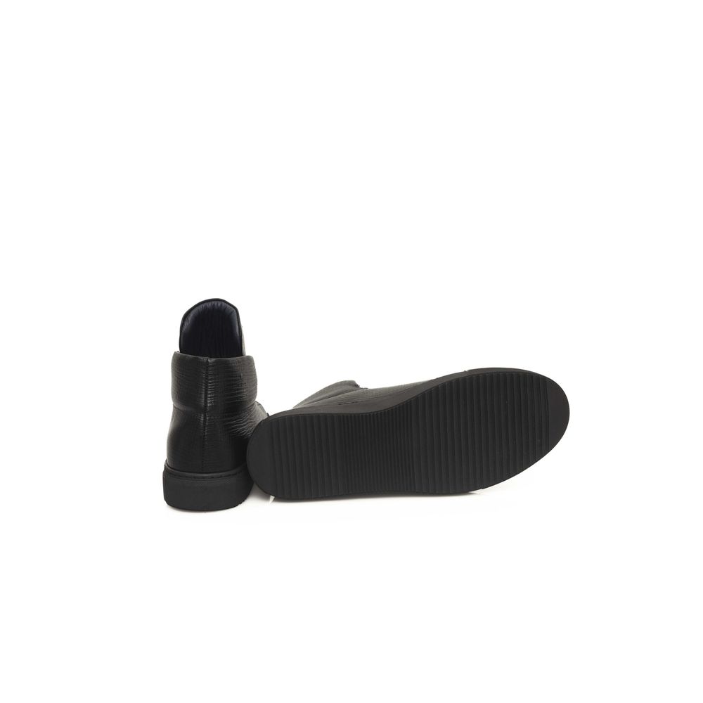 Cerruti 1881 Sort Kalveskinds Herre Sneaker