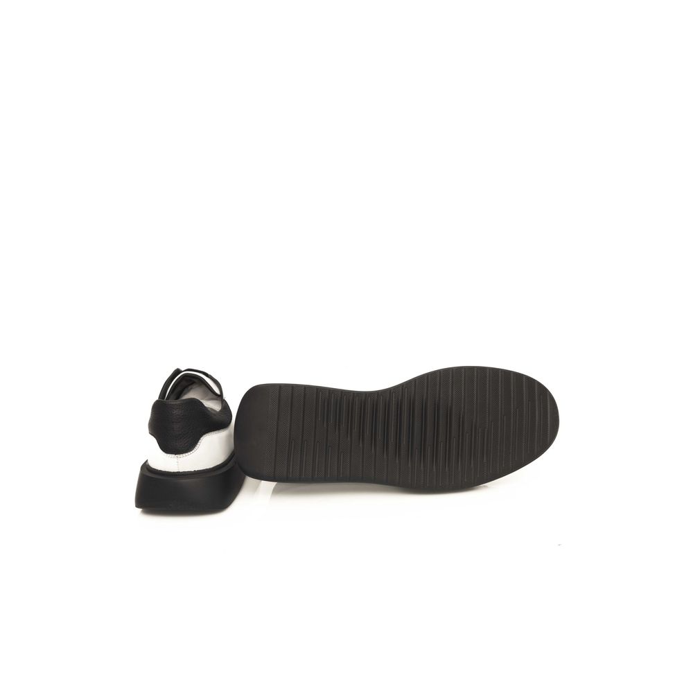 Cerruti 1881 Hvid Kalveskinds Herre Sneaker