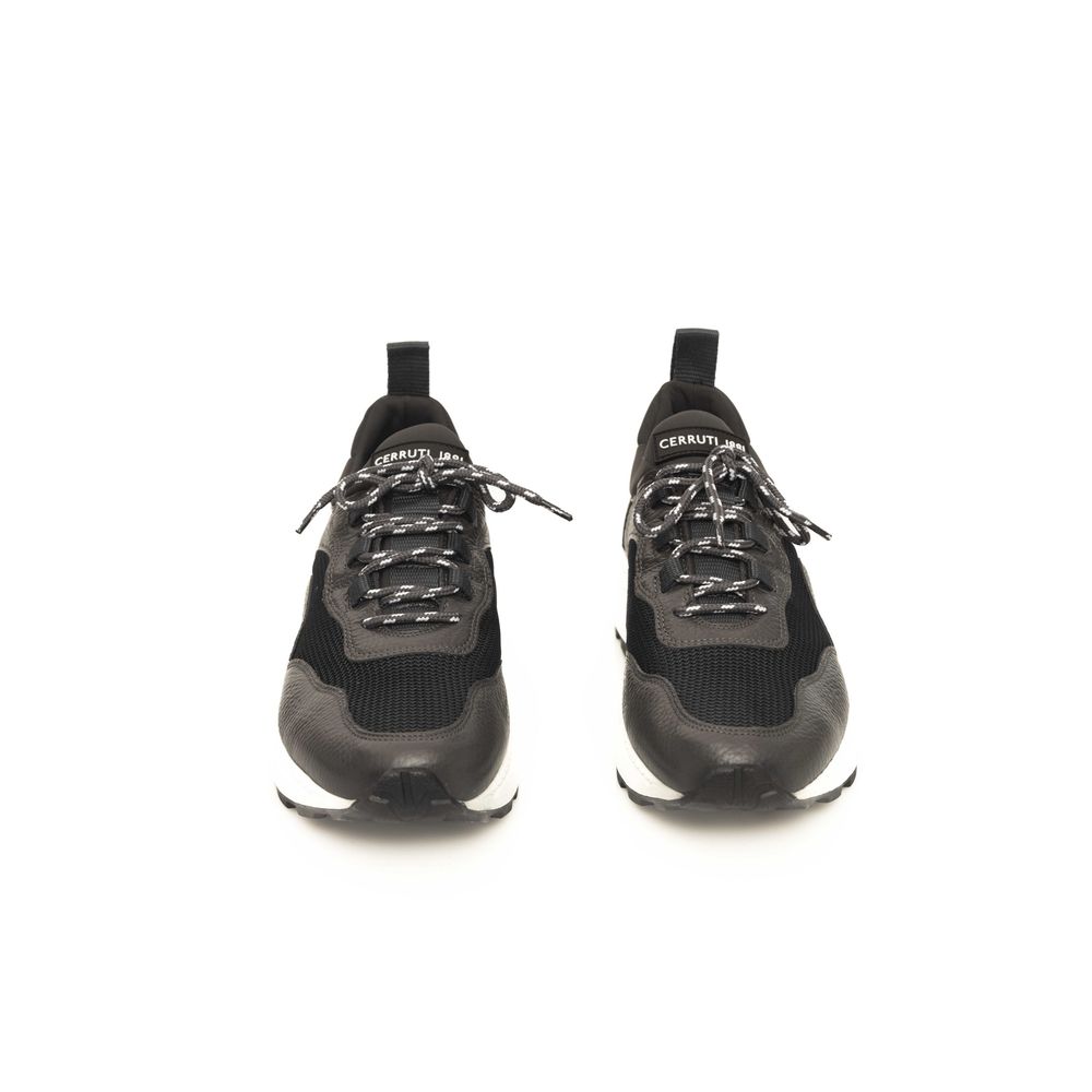 Cerruti 1881 Grå Læder Sneaker til mænd