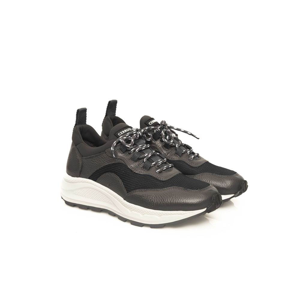 Cerruti 1881 Grå Læder Sneaker til mænd