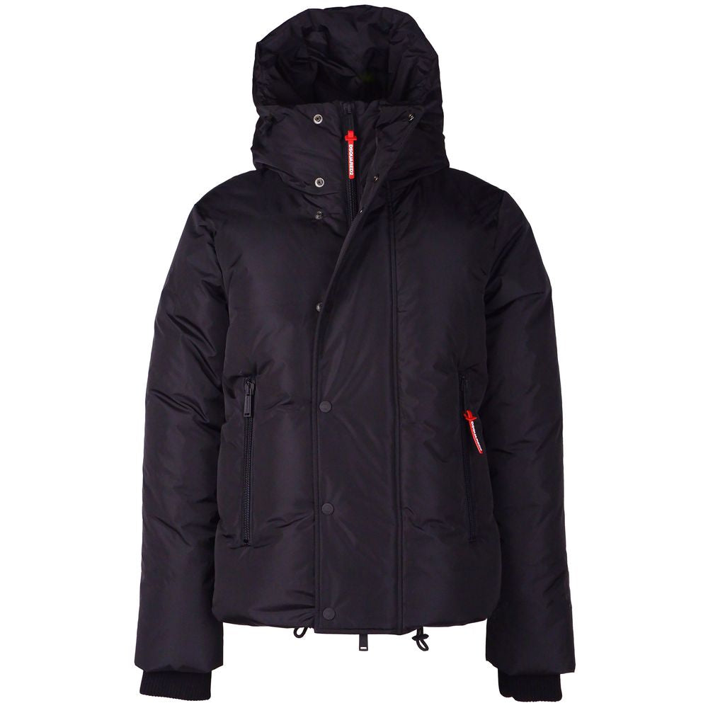 Dsquared² Sort Nylon Herrejakke