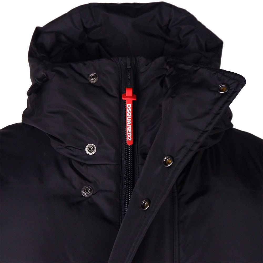 Dsquared² Sort Nylon Herrejakke