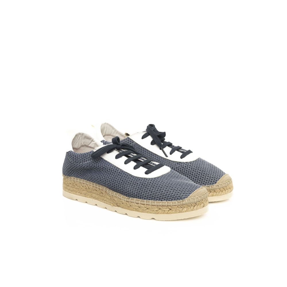 Cerruti 1881 Blå Kalveskinds Herre Sneaker