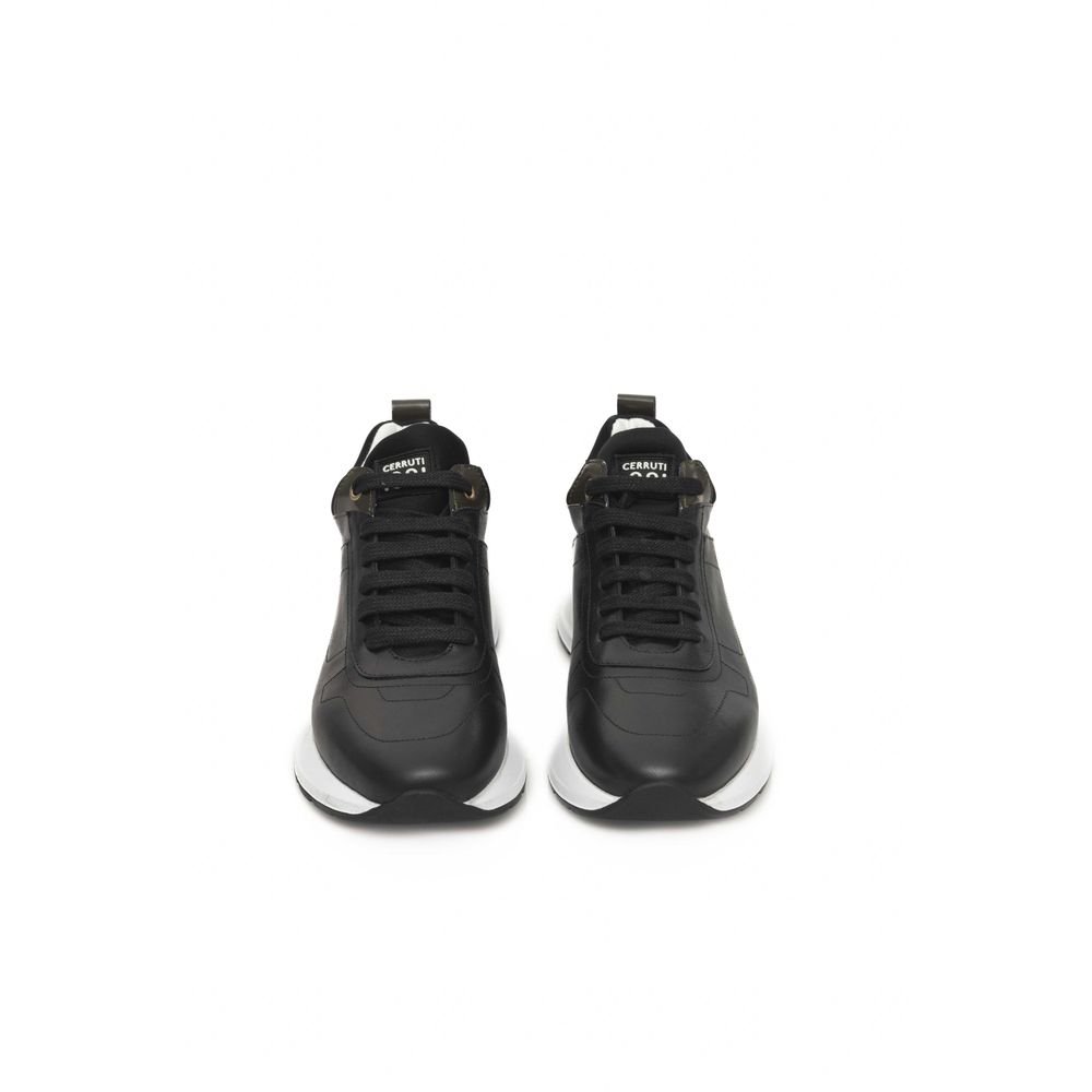 Cerruti 1881 sort lædersneaker til kvinder