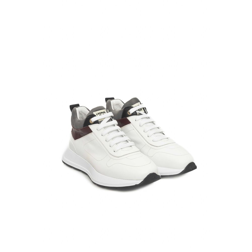 Cerruti 1881 Hvid Læder Dame Sneaker