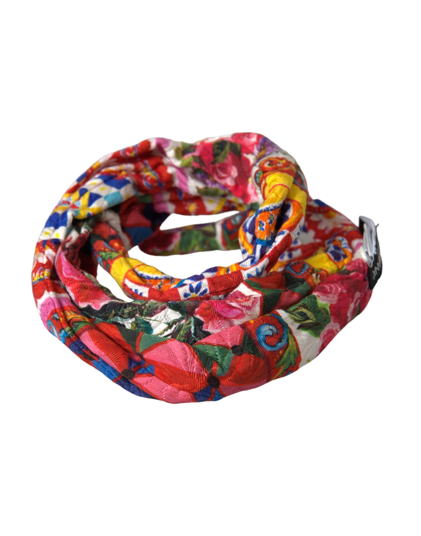 Dolce & Gabbana Multicolor Carretto-print taljebælte