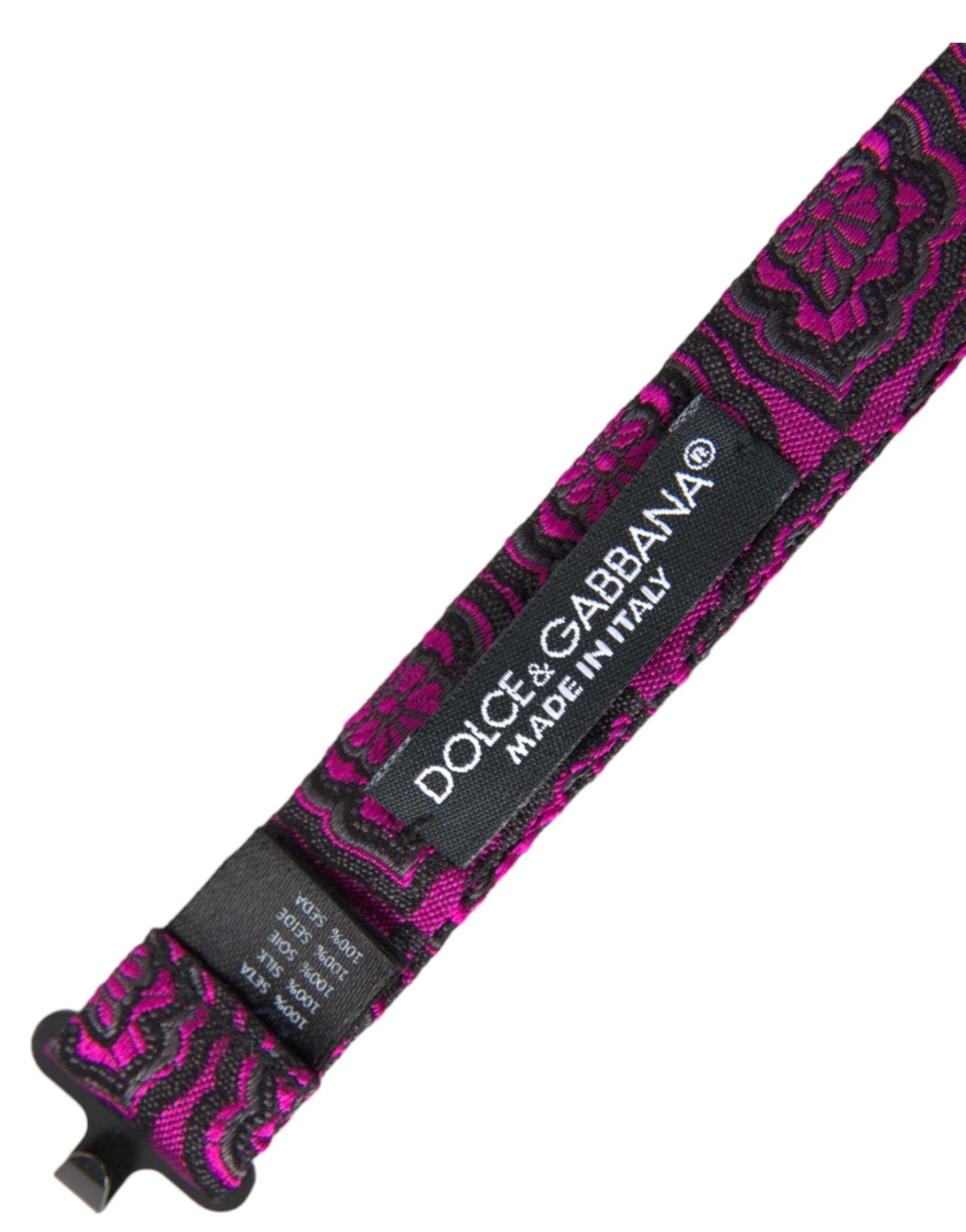 Dolce & Gabbana Lilla Bånd Silke Justerbar Hals Herre Butterfly