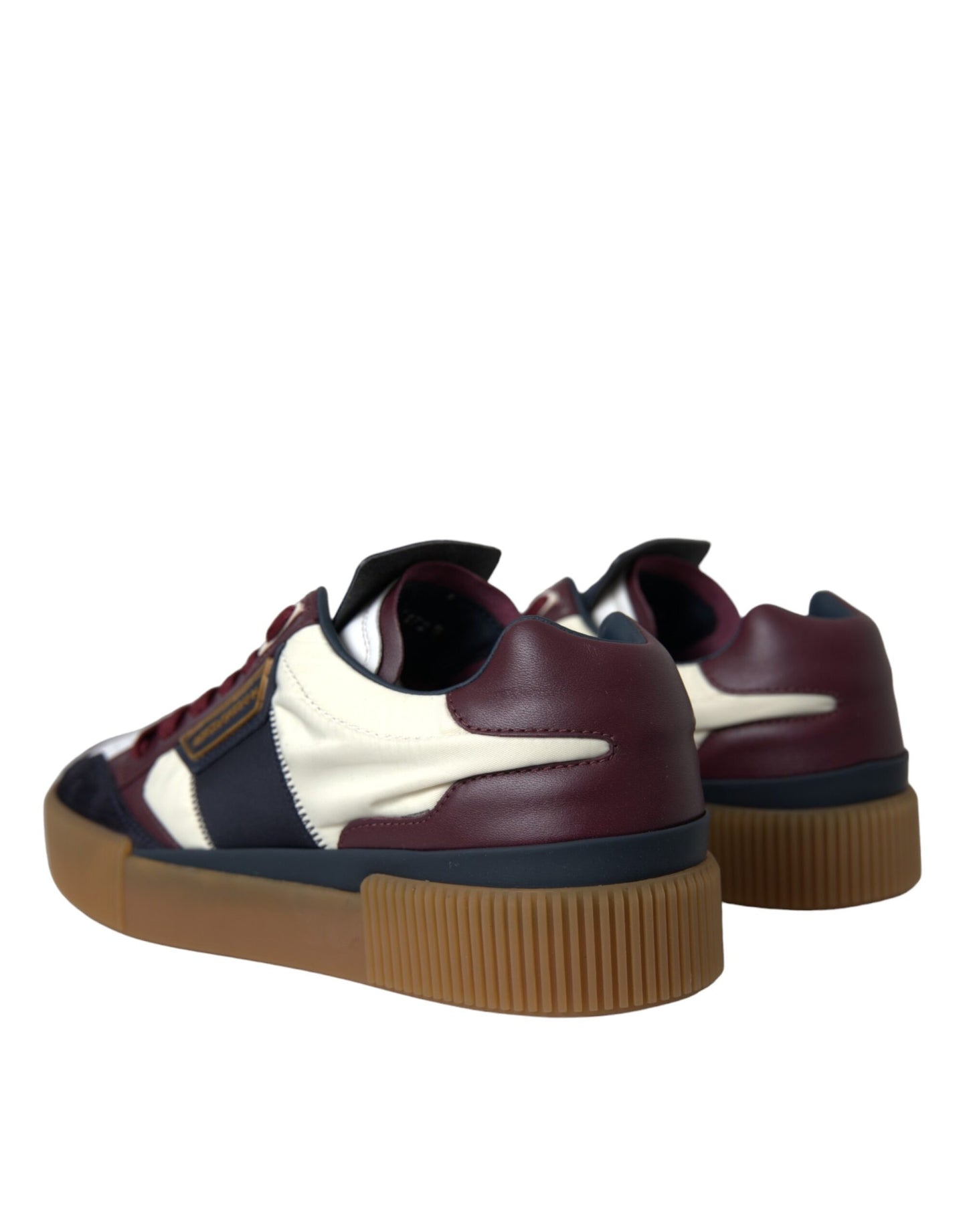 Dolce & Gabbana Multifarvede Miami Læder Low Top Sneakers Sko