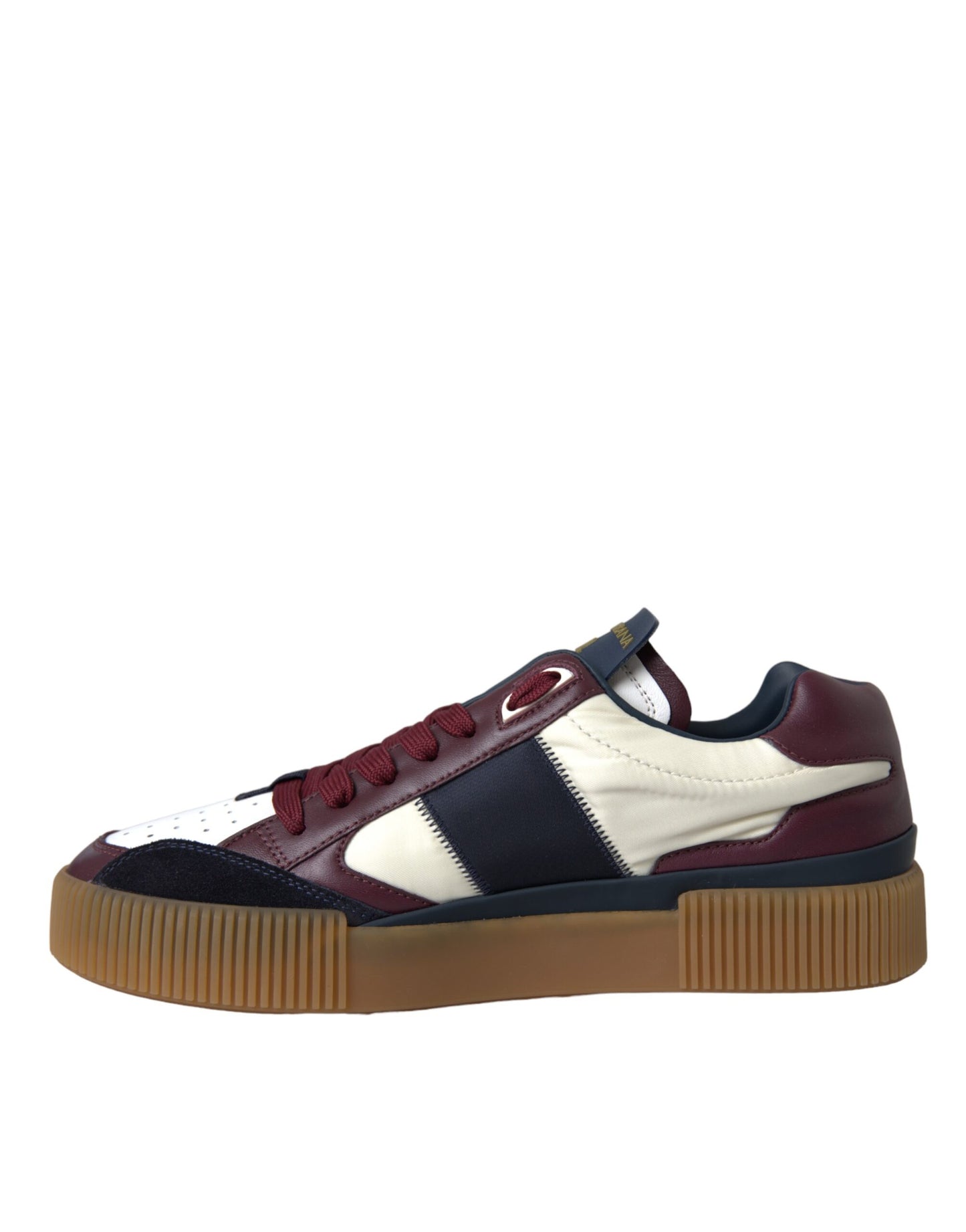 Dolce & Gabbana Multifarvede Miami Læder Low Top Sneakers Sko