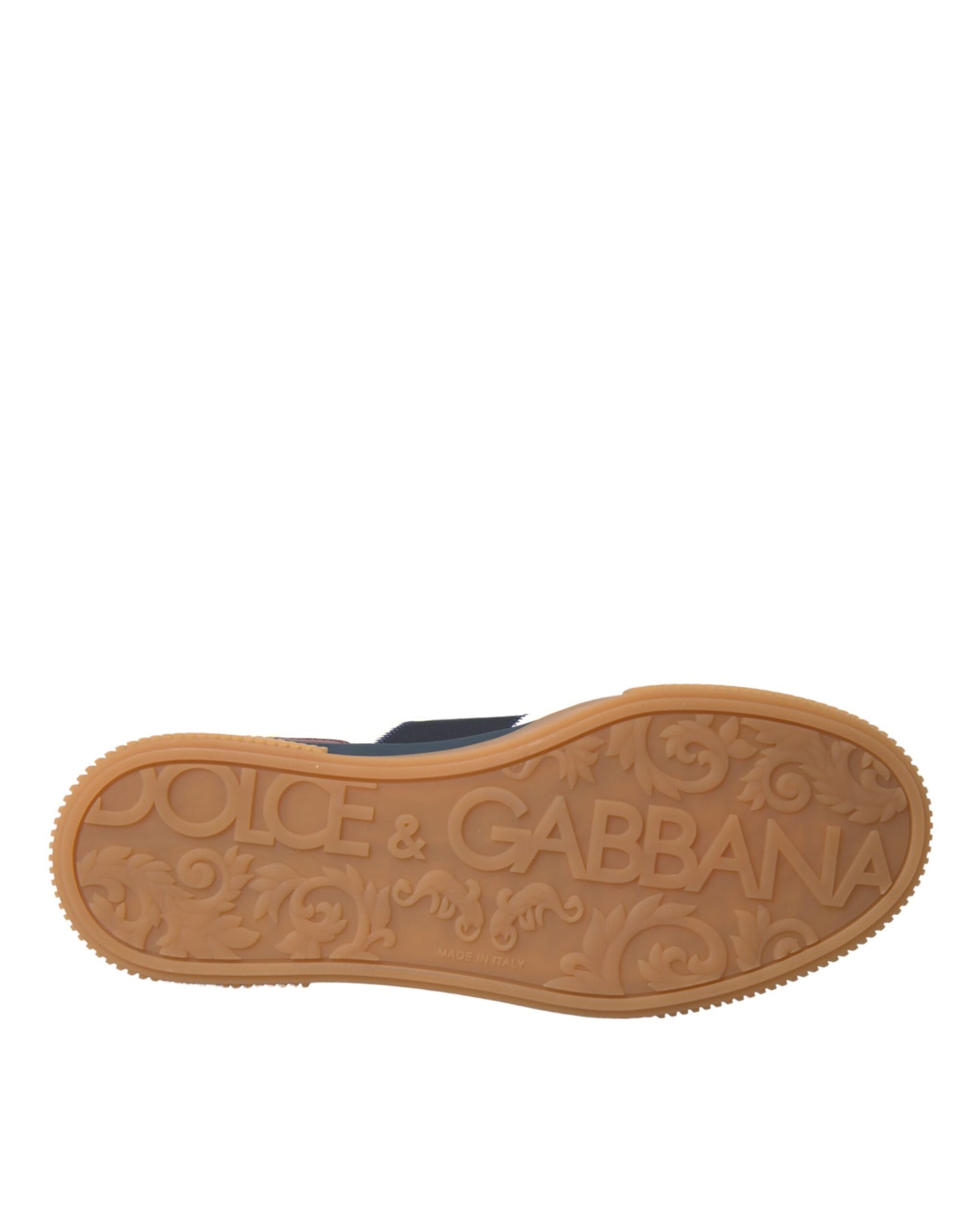 Dolce & Gabbana Multifarvede Miami Læder Low Top Sneakers Sko