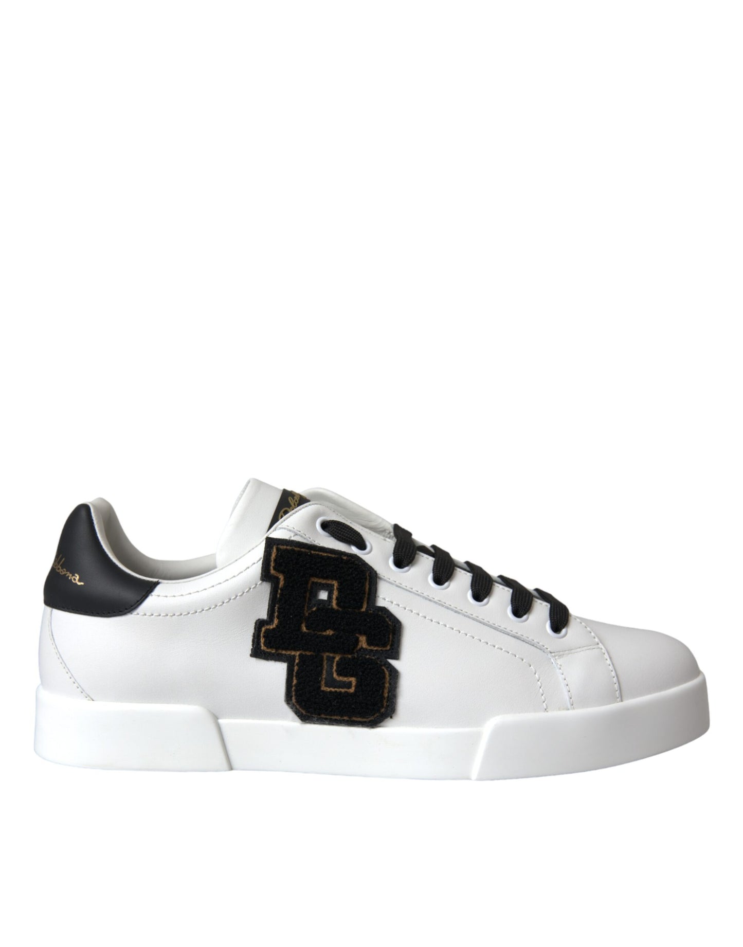 Dolce & Gabbana Hvide Læder DG Logo Casual Low Top Sneakers Sko