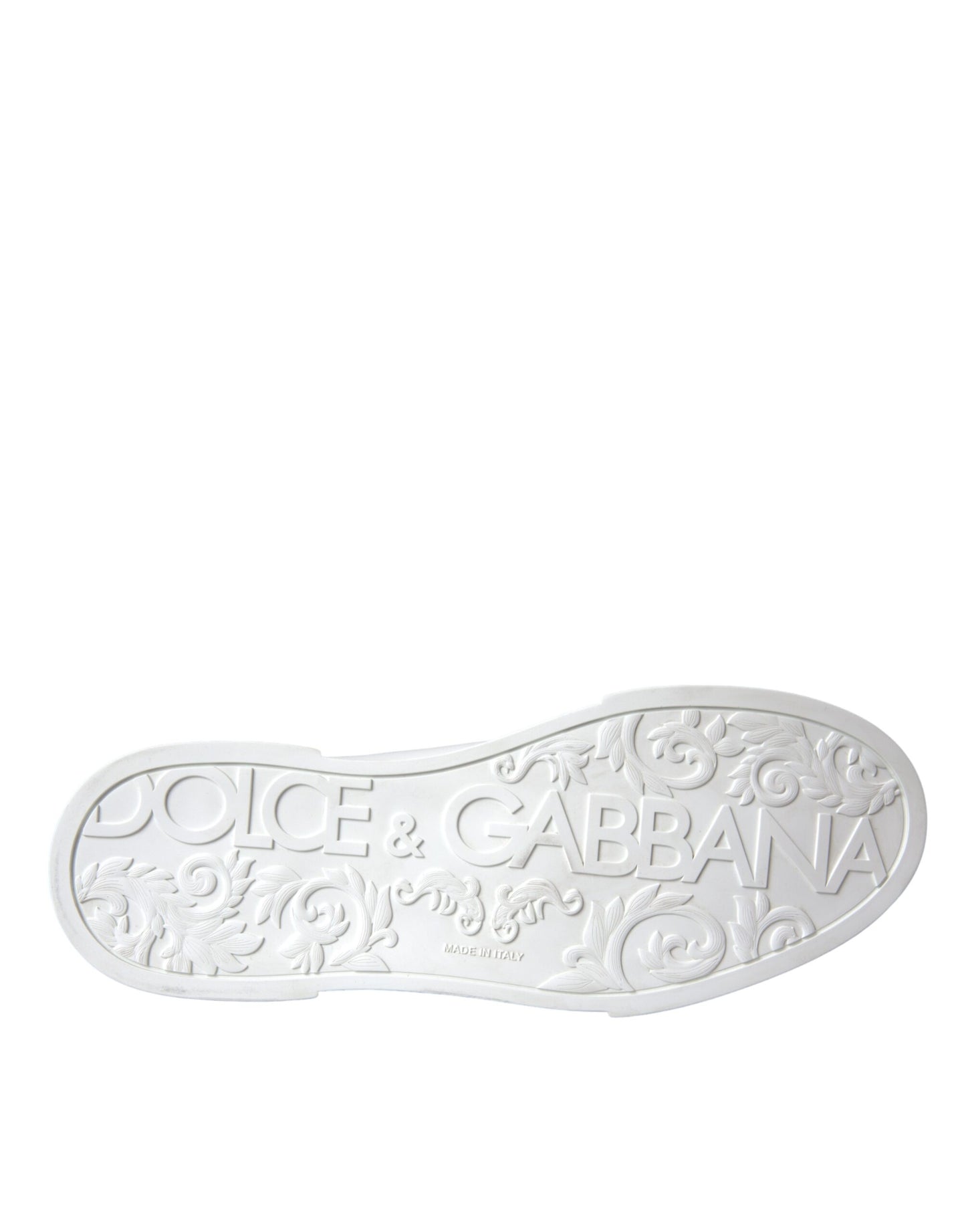 Dolce & Gabbana Hvide Læder DG Logo Casual Low Top Sneakers Sko