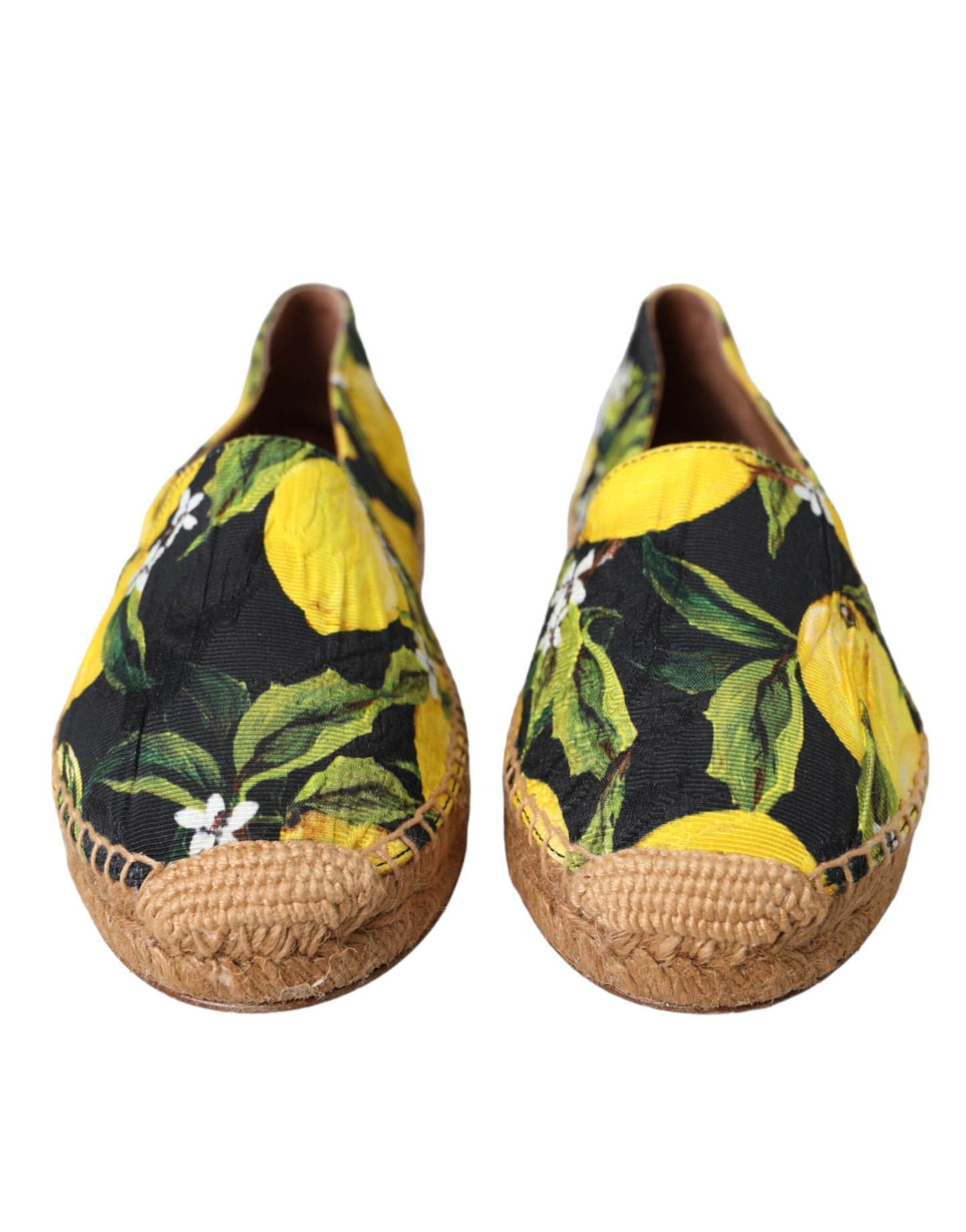 Dolce & Gabbana Flerfarvede Citron Slip On Espadriller Sko