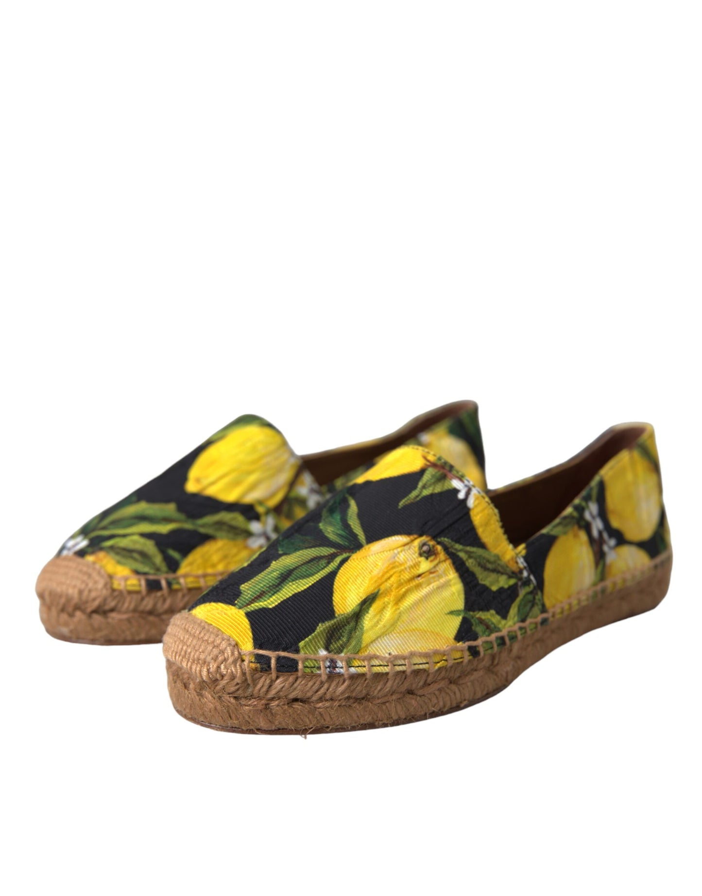 Dolce & Gabbana Flerfarvede Citron Slip On Espadriller Sko