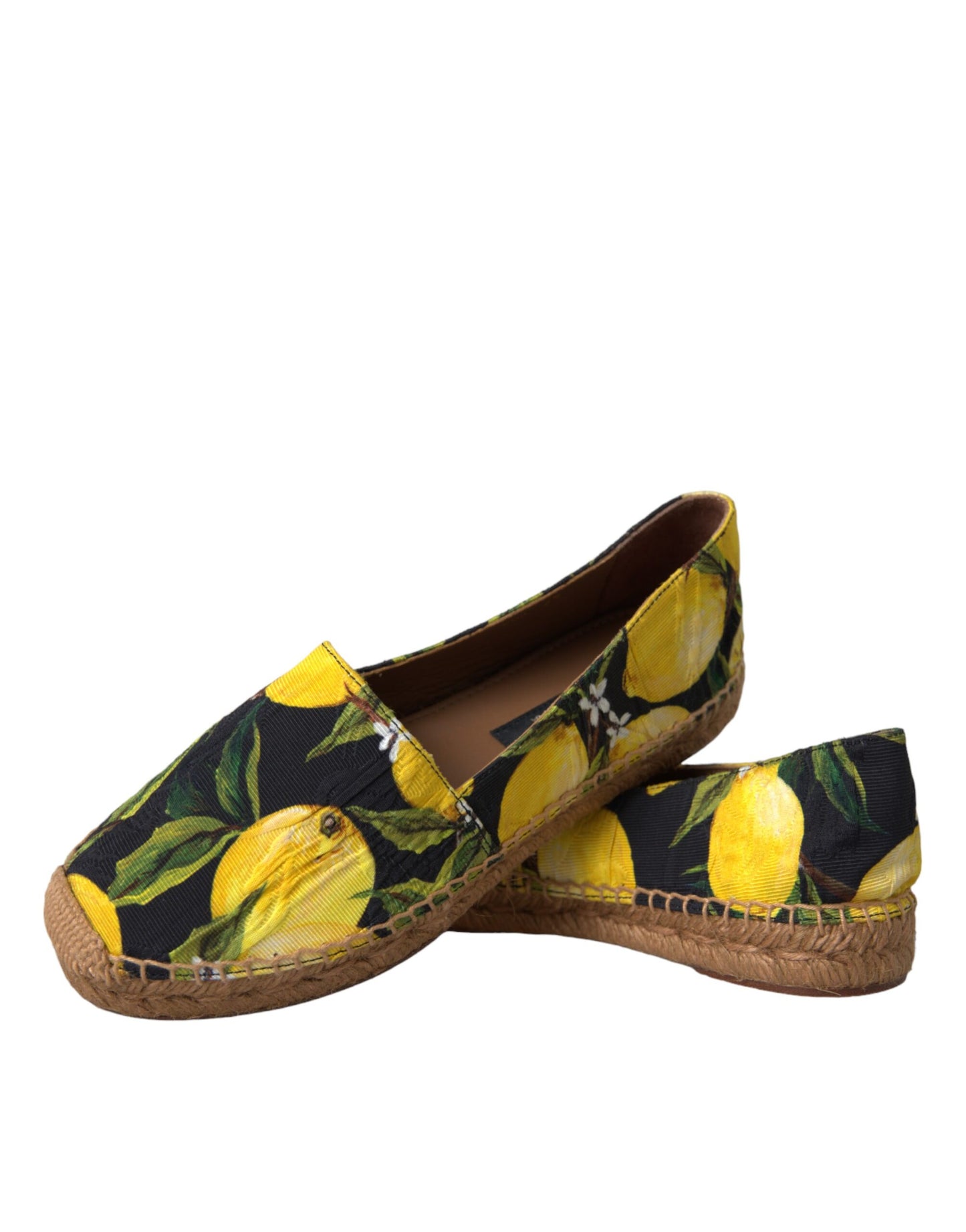 Dolce & Gabbana Flerfarvede Citron Slip On Espadriller Sko